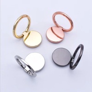 New Creative Round Mobile Phone Holder Metal Shock-resistant Mobile Phone Ring Buckle Multifunctiona