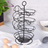 [deevoka] Spiral Egg Dispenser, Egg Storage Rack, Egg Container, Holds 3 Dozen Eggs, Egg Holder, Egg