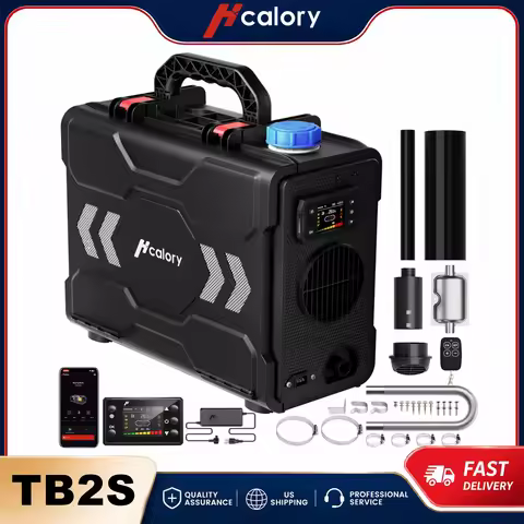 Hcalory Toolbox 2 SE Portable Diesel Air Parking Heater 12V 8KW 6L AllinOne With APP Control Max 200