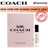 Coach New York EDP for Women (3x 2ml Sample Spray Vial) Eau de Parfum NewYork [Brand New 100% Authentic Perfume]