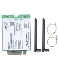 [sillyshuai]L850- LTE 4G Card Module+ 2 X 8DB Antenna DW5820E 0284DC 284DC Laptop 3500 5400