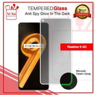 YITAI GLOW IN THE DARK TEMPERED GLASS SPY REALME 9I REALME 9 4G REALME 9 PRO PLUS