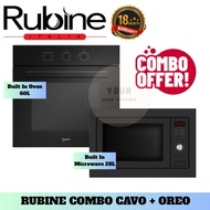 [Free Shipping] Rubine Built in Oven 60L RBO-CAVO-60BL RBO-LAVA-70SS Elba Built In Oven EBO-N6770(BK