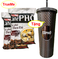 [Tặng ly kim cương cực đẹp] Combo x2 túi Cafe Phố đen đá 35gói x 16g/túi - Ca Phê Phố - ca phe pho d