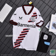 Áo Đấu CLB Bayer Leverkusen 2024 - Bộ Quần Áo Bóng Đá Đồ Đá Banh Leverkusen Màu Trắng Đen - Vải gai