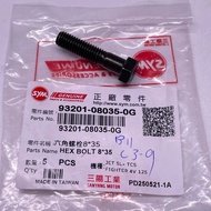 SYM Motors Sanyang (Single Price) 93201-08035-0G Hex Bolt 8 * 35 Screw