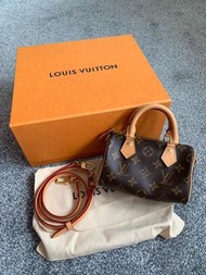 LV Nano Speedy Bag 經典老花迷你波士頓袋