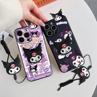 OPPO F19 Pro A94 5G Reno5 F Reno5 Lite F7 F9 F11 F11 Pro F17 Reno5 4G Reno5 5G F5 A73 2020 F17 Pro A93 Reno4 F Cute Kulomi Phone Case with Holder Stand Lanyard