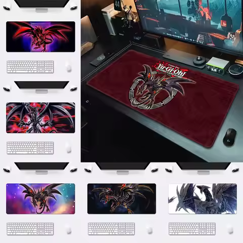 YuGiOh RED EYES ULTIMATE BLACK DRAGON Mousepad HD Printing Computer Gamers Locking Edge Non-slip Mou
