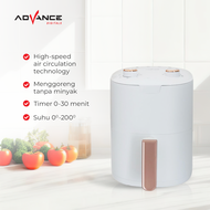 Advance Electric Air Fryer ADF-35A 600 Watt Advance Air Fryer low watt murah