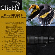 Nikon NIKKOR Z 600mm f/6.3 VR S Lens