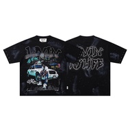 Harajuku Vintage Summer Top BKYS Tee Street Leisure Brand Shining Diamond Letter Printed Short Sleev