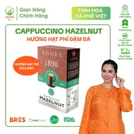 Cà Phê Hòa Tan ADORÉ 1890 Cappuccino Hazelnut Hương Hạt Dẻ Vị Đậm Đà Thơm Ngon Hộp 200g (10 gói x 20