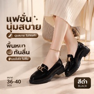 1.57 Inches Breathable Leather Shoes Bright Casual Korean Trends Look Hot