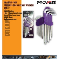 *AUTOMOTIVE TOOLS/ Allenkey Set / Hex / Torx* PROWESS 9pc Hex / Torx Key Wrench Set (mm) *Allenkey S