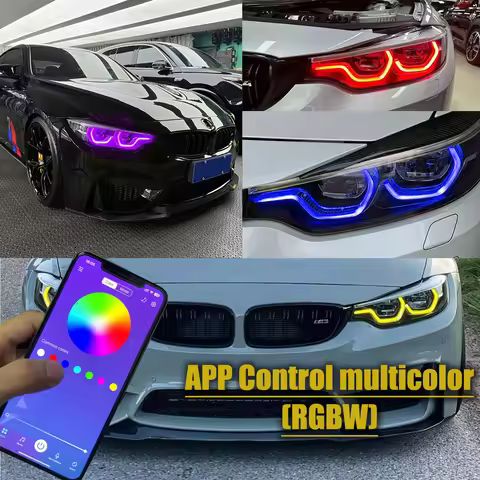 RGB multicolor App Control Yellow CSL DRL Module For BMW 2018 2020 M3 F80 M4 F32 F36 LCI Daylight He