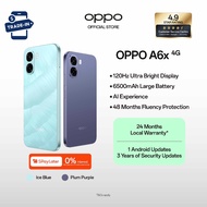 OPPO A6x 8(4+4GB) + 128GB | 6500mAh Battery | Snapdragon 685 4G |120Hz Display | IP64 Rating | 2 Yea