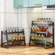 Slanted Spice Rack Multi-layer Kitchen Storage Rack Organizer Spice Bottle Household Supplies Wall-m