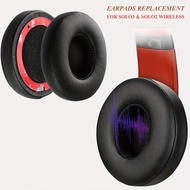Upgraded Lambskin Ear pads Cushion Replacement Earpads for Beats Solo 3 & Solo 2 Wireless On-Ear Hea