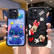 for Samsung Galaxy S25 A35 A05 A05S A15 S24 S23 S22 S21 Plus Ultra S20 FE Stitch Phone Case Cartoon