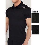Kemeja Lelaki Musim Panas Gaya Korea Belia Keanjalan Tinggi Baju Bersaiz Besar Kolar Turn-down Lelak