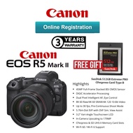 CANON MALAYSIA WARRANTY CANON EOS R5 MARK II R5 MARK2 RF 24-105MM F/4L IS USM ORIGINAL 3 YEARS WARRA