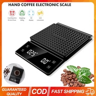 3Kg/0.1g Coffee Scale Digital Multifunction Weighing Scale with Timer Pour Over Drip Espresso Scale 