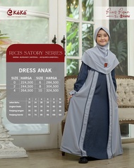 BUSANA MUSLIM SARIMBIT COUPLE KEKE - RICIS SATORY SERIES NAVY