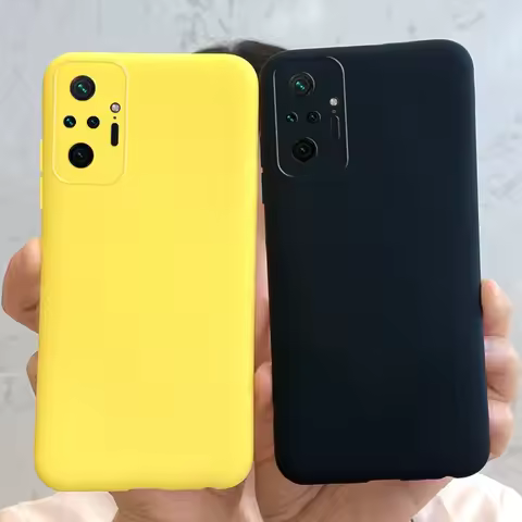 Silicone Case For Xiaomi Redmi Note 10 Cover Redmi Note10 5G Shockproof Phone Cases For Xiomi Redmi 