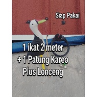 One SET RUAK RUAK RACIK 2 METERS + 1 STATUE RUAK RUAK BONUS BELL
