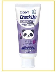 LION 獅王低氟防蛀兒童牙膏葡萄味 CHECK-UP LOW FLUORIDE ANTI-CAVITY KIDS TOOTHPASTE GRAPE FLAVOR 60G