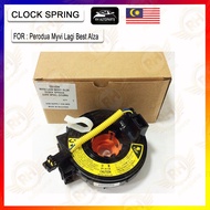 84306-BZ090  Perodua Myvi Lagi Best Alza 5 Turn Low Spec Clock Spring Orange Base Airbag, Spiral Cab