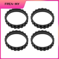 [FREA]4X Vacuum Robot Tires for Wheels Series 5/6/7/8/9/I7 S9+ Anti-Slip