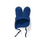 荷蘭 Just Dutch | Miffy 米飛兔 手工編織 藍色帽子 Ado