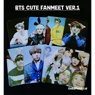 Unofficial bts photocard cute fanmeet VER.1/bts photocard/bts Photo