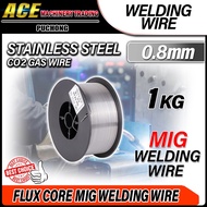 1 KG x 0.8mm MIG Stainless Steel C02 Gas Wire  - FLUX CORED Stainless Steel Wire