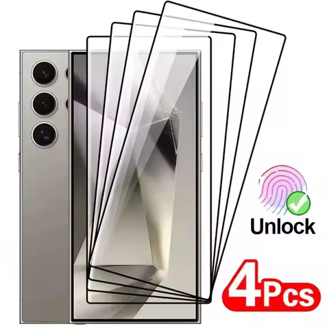 Fingerprint Unlock Protective Film For Samsung Galaxy S25 Ultra S24 Ultra S25Plus Screen Protector S