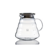 HARIO V60 Glass Server 800 Clear 800ml for 2-6 cups Microwave Safe XGSR-80-TB