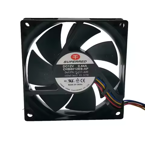 New original CHB8012ES-AP 8020 8cm DC12V 0.44a four wire temperature control PWM high wind chassis C