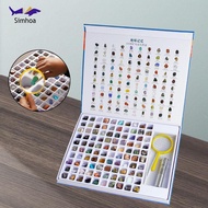 Simhoa Kids Gemstone Crystal Kit Magnifying Glass Rock Book Stem Geology Education Rock