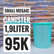 Small mosaic canister tupperware 1,9liter