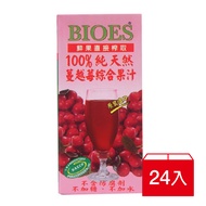【箱購】囍瑞天然蔓越莓汁200ml 24入