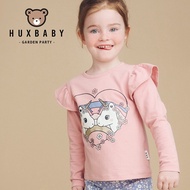 Australia Huxbaby Organic Cotton Unicorn Flower Long-Sleeve Top for Girls