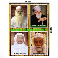 Poster Jumbo bahan albatros Uk 70 x 100 cm Tokoh Ulama Tanah Banten