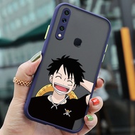 Ốp Lưng Vivo Z6 Z5x Z5i Z3 Z1 Pro Ốp Lưng Phim hoạt hình Luffy Da siêu mỏng Cảm thấy mờ Ống kính tro