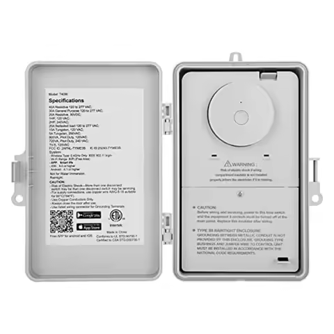 WiFi Pool Timer 40 AMP 1HP 120V 2HP 240V Outdoor Indoor Smart Switch Heavy Duty Pool Controller Ligh