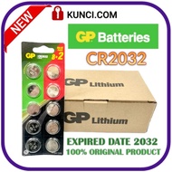 10PCS ORIGINAL GP LITHIUM BATTERY CR2032