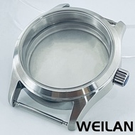 erwetg 36mm 39mm Dome Sapphire Glass Diver Brushed Pilot Watch Case Fit NH35 NH36 ETA2824 PT5000 Mov