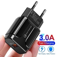 QC欧规充电头5V3A9v2A12v快充3.0充电器安卓韩国旅游通用7.7 QC European standard charging adapter 5V3A 9V2A 12V fast charg