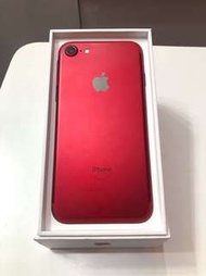 稀有紅色 iphone7 128G